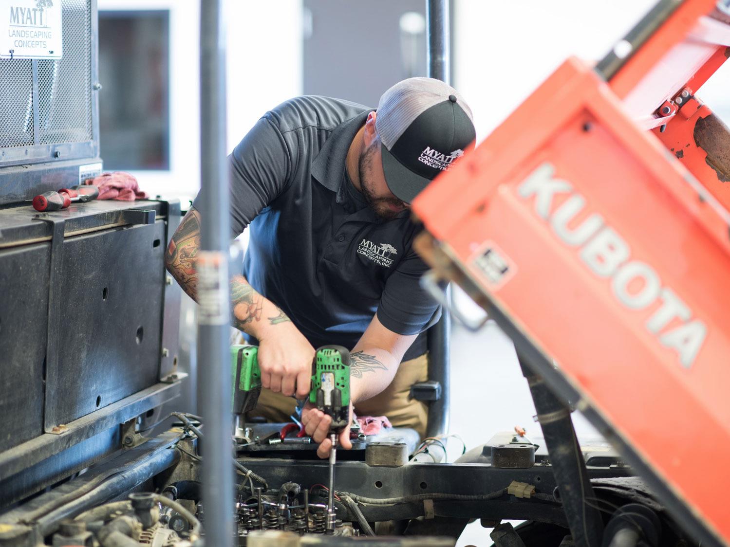 Myatt Mechanic Working