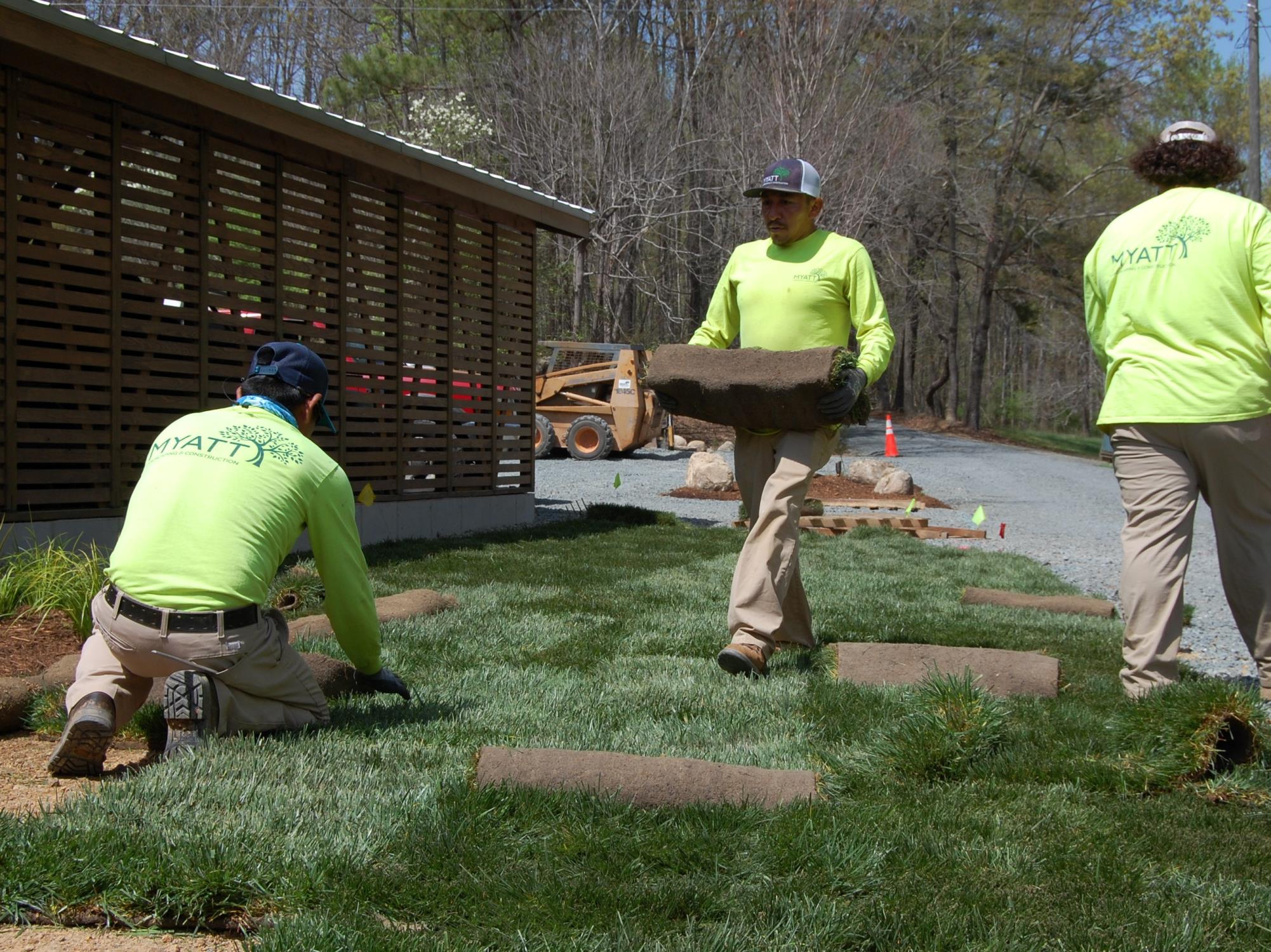 Installing sod